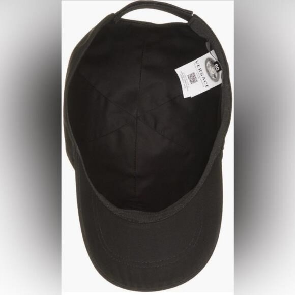 New Authentic Versace Metallic Logo Baseball Cap main image 5